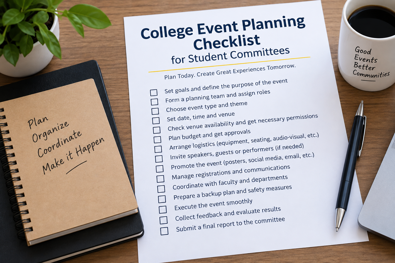 College event management for student committees in Kerala
